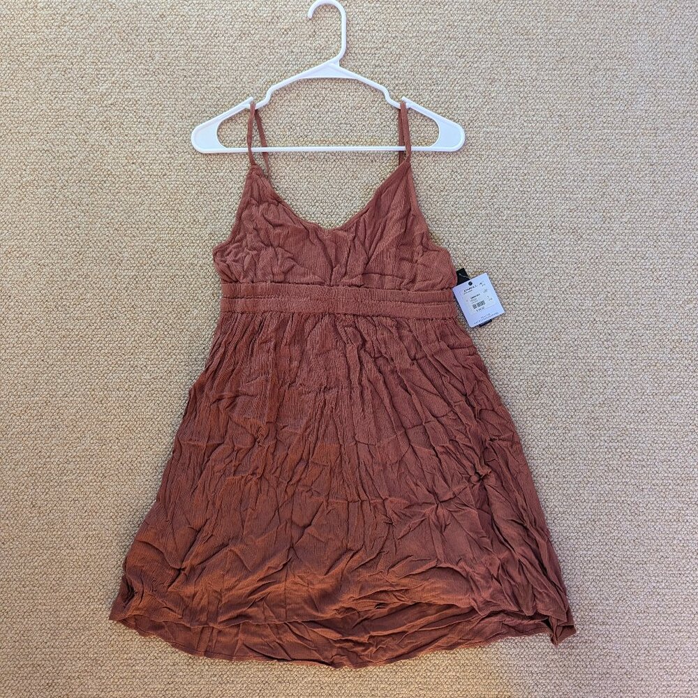 O'Neill Kenzie Dress in Rustic Brown Small